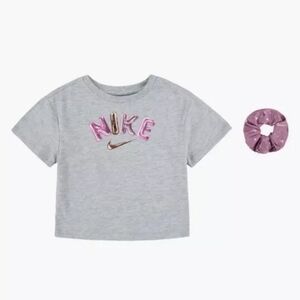 Nike Short Sleeve T Shirt and Scrunchie